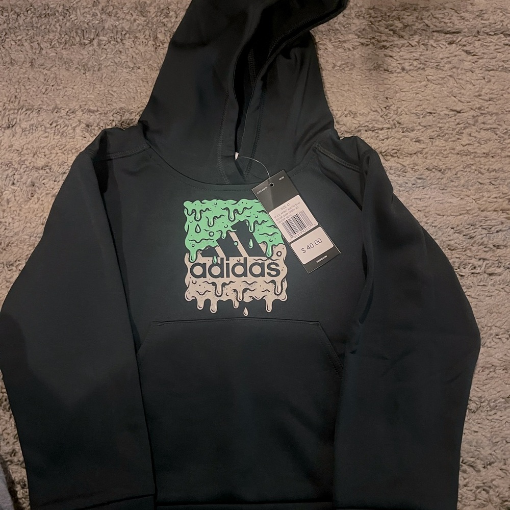 Dark green nwt Adidas hoodie